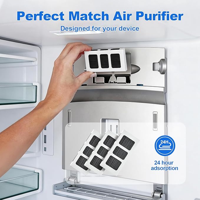 Water Filter Replacement Compatible with Frigidaire FPPWFU01, Electrolux FPPWFU01, PurePour PWF-1, PureAdvantage PWF-1 Water Filter and PureAir Ultra II PAULTRA2 Air Filter Combo (3+3)