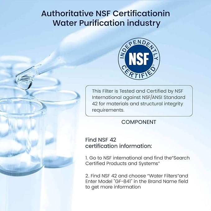 GLACIER FRESH Replacement for DA97-17376B Refrigerator Water Filters, HAF-QIN, HAF-QIN/EXP, DA97-08006C, RF23M8070SG, RF23M8070SR, RF23M8090SG, RF23M8090SR, RF23M8570SR, RF23M8590SG (3 Pack)