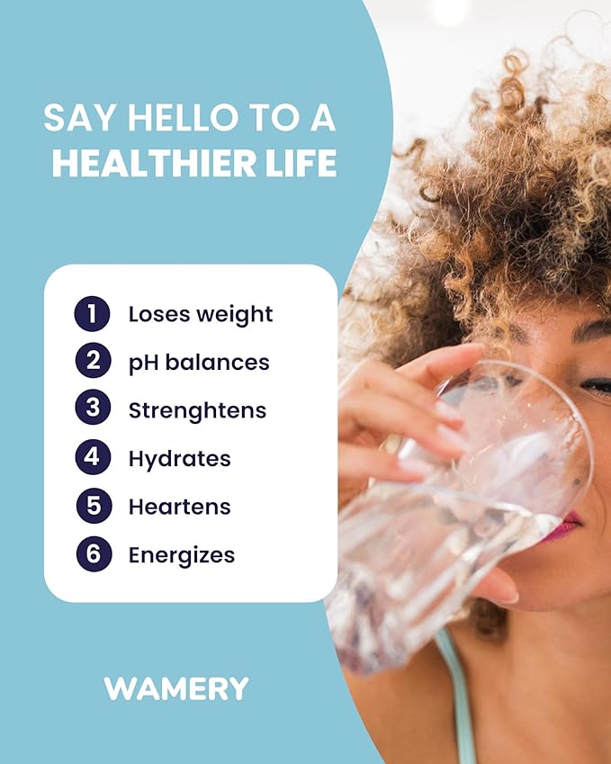 Wamery Alkaline Refrigerator Water Filter Replacement - Model LT700P/LT700PC (ADQ36006101), 6-Month/200-Gallon Life, Twist-In Tool-Free Install, IAPMO to NSF/ANSI 42, Leak-Free Seal, 1 Pack