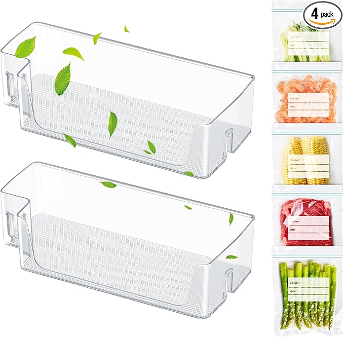 (2 PACK) UPGRADED DA97-20638A Refrigerator Door Bin Compatible with Samsung Refrigerator Shelf Bin Right Door Parts RS27T5200SR RS27T5201SR RS22T5561SG RS27T5561SR RS22T5561SR Shelf