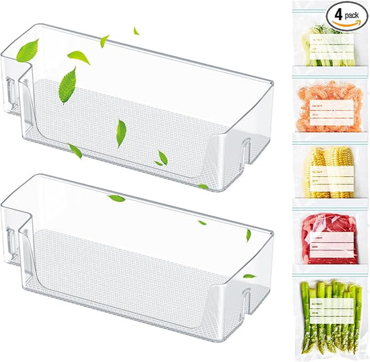 (2 PACK) UPGRADED DA97-20638A Refrigerator Door Bin Compatible with Samsung Refrigerator Shelf Bin Right Door Parts RS27T5200SR RS27T5201SR RS22T5561SG RS27T5561SR RS22T5561SR Shelf