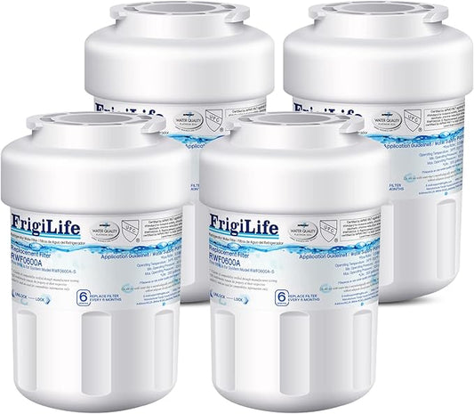 RWF0600A Replacement for GE MWFP, MWFA, MWFAP, MWFINT, GWF, GWFA, HWF, HWFA, HDX FMG-1, Smartwater, WFC1201, GSE25GSHECSS, 197D6321P006 （4 Pack)