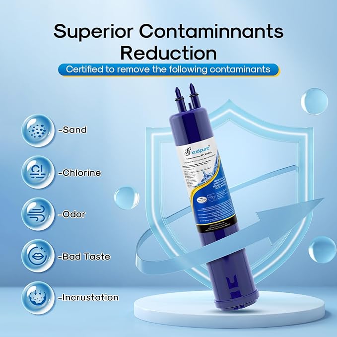 EXCELPURE Replacement for 4396841, EDR3RXD1, Everydrop® Filter 3, 4396710, Kenmore® 9083, 9030, 46-9083, 46-9030, Refrigerator Water Filter, 2PACK