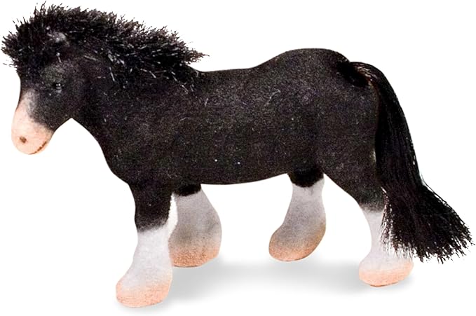 Melissa & Doug Pasture Pals - 12 Collectible Horses with Wooden Barn-Shaped Crate