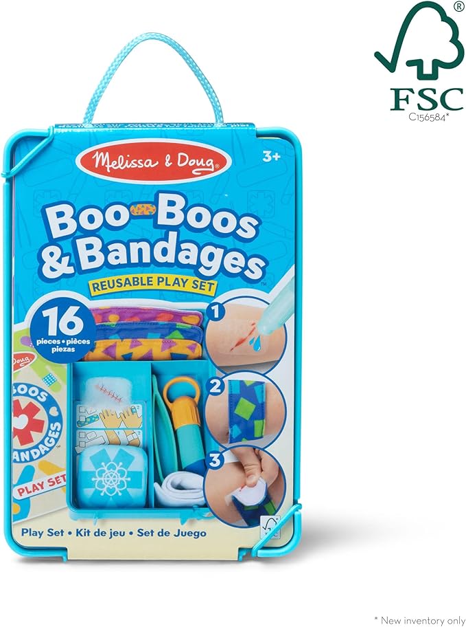 Boo-Boos & Bandages Reusable Play Set
