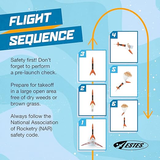 Estes 1751 Bulk Pack of 12 Alpha III Rocket-Building Kits, Beginner Flying-Rocket-Model Kits for Ages 10+