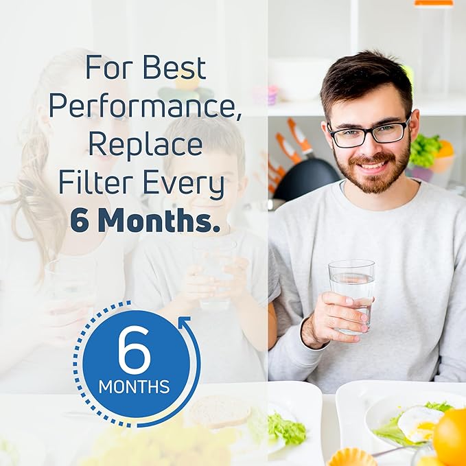 3-Pack Replacement for Samsung RS264ABWP Refrigerator Water Filter - Compatible with Samsung DA29-00003G, Samsung DA29-00003B, Samsung DA29-00003A Fridge Water Filter Cartridge