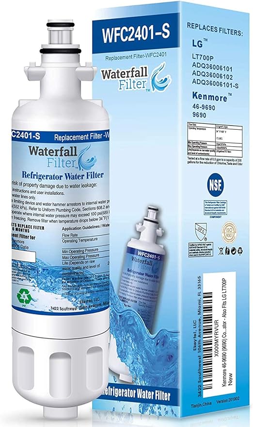 Refrigerator Water Filter Compatible with LG LT700P (Pack of 1)