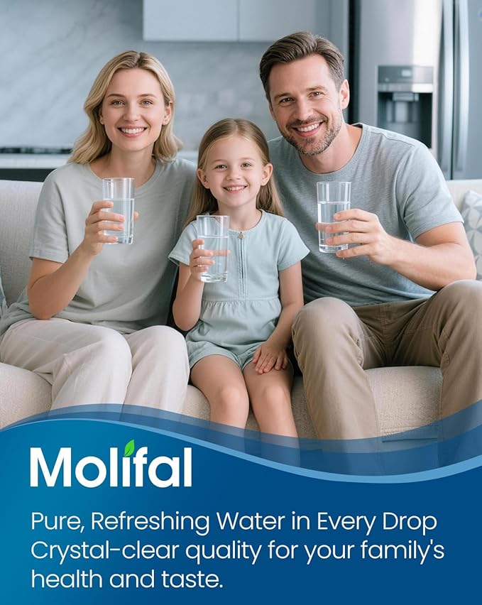 Water Filter Replacement - Compatible with LG LT1000P, ADQ747935, LFXS26973S, LMXS28626S - 3PCS Coconut Carbon Block Filter for Clean, Healthy Drinking Water
