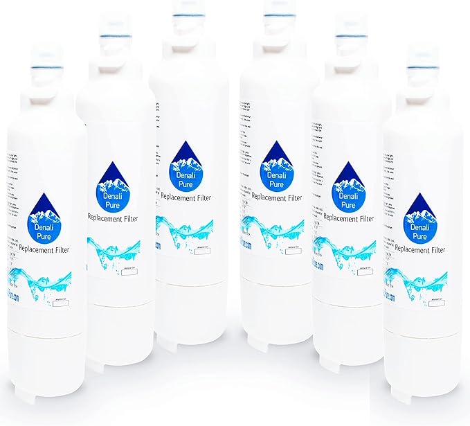 6-Pack Replacement for LG LSXS26386S Refrigerator Water Filter - Compatible with LG LT800P, ADQ73613401 Fridge Water Filter Cartridge