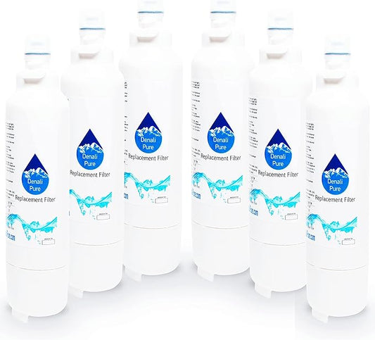 6-Pack Replacement for LG LSXS26386S Refrigerator Water Filter - Compatible with LG LT800P, ADQ73613401 Fridge Water Filter Cartridge