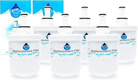 6-Pack Replacement for Samsung RFG297AABP Refrigerator Water Filter - Compatible with Samsung DA29-00003G, Samsung DA29-00003B, Samsung DA29-00003A Fridge Water Filter Cartridge