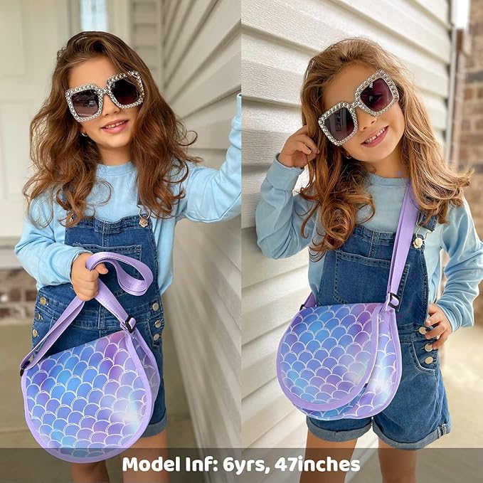 Choco Mocha Girls Crossbody Purses for Kids 6-12