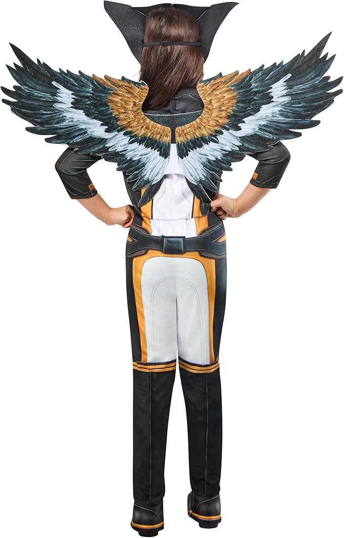Rubies Hawk Girl Kids Girls Superman Movie Costume Jumpsuit with Attached Shoe Covers and Headpiece