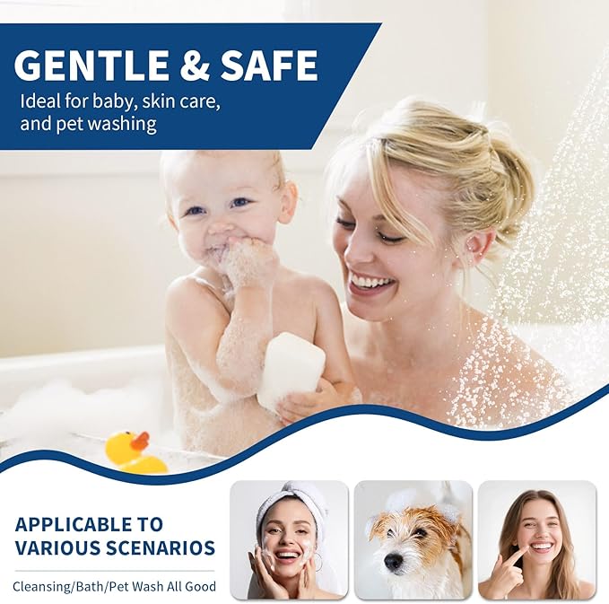 Replacement Cartridge Compatible with AquaBliss SF400 SF500, Multi-Stage Shower Water Filter, Helps Soothes Dry Itchy Skin (4 Packs)