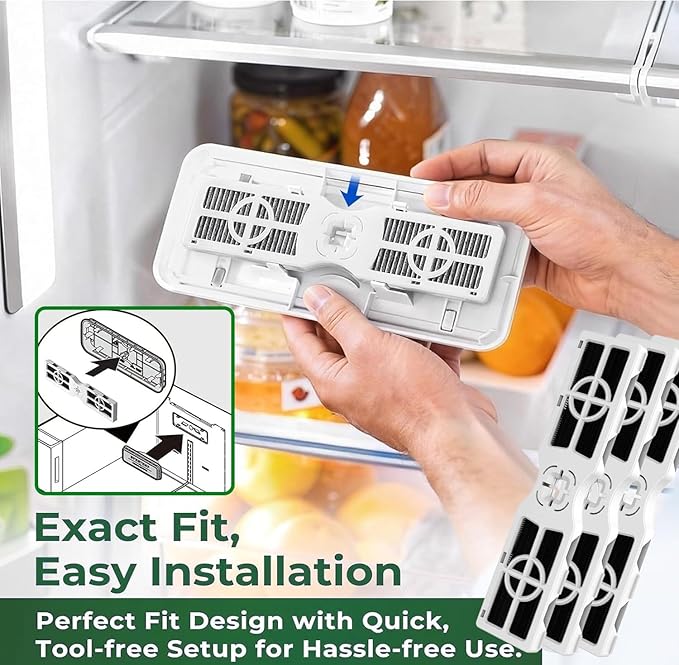 FPPWFU01 PWF-1 Water Filter Replacement for Frigidaire, PurePour FPPWFU01, PWF-1, EPPWF01 PureAdvantage PWF-1 and PureAir AF-2 FRGPAAF2 Air Filter Combo（3+3）