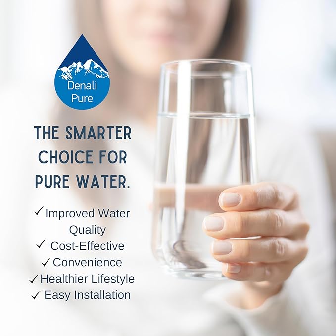 Replacement for General Electric GSH25JSRFSS Refrigerator Water Filter - Compatible with General Electric MWF, MWFP Fridge Water Filter Cartridge