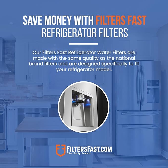 Filters Fast PH21340 Compatible Replacement for Samsung HAF-QIN/EXP, DA297-17376B Refrigerator Water Filter Cartridge Carbon Filter for Fridge Water Dispenser