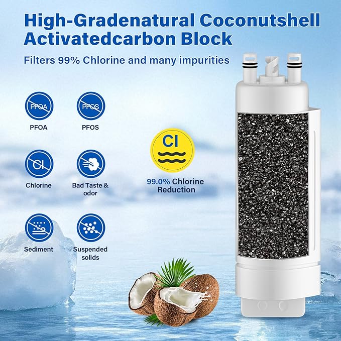 EDRARXD1 Water Filter Replacement Compatible with Whirlpool EDRARXD1, Filter A, EDRARXD1B, 3 Pack