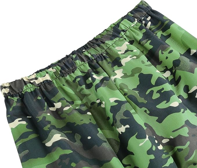GRAJTCIN Kids Army Costume Long sleeve Halloween Party Military Soldier Dress Up Boys Costume for 4-14Y 11 PCS