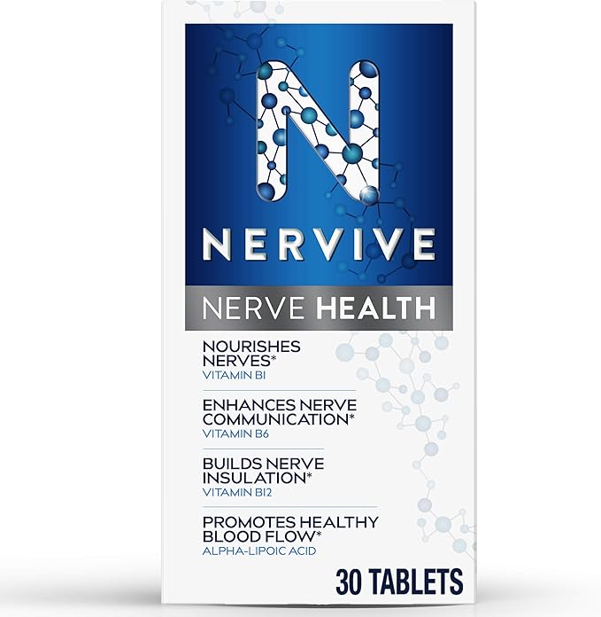 Everydrop Value by Whirlpool, Replacement Water Filter for Samsung DA29-00003G Refrigerator, EVFILTERS1, Single-Pack & Nervive Nerve Health, with Alpha Lipoic Acid, to Fortify Nerve Health
