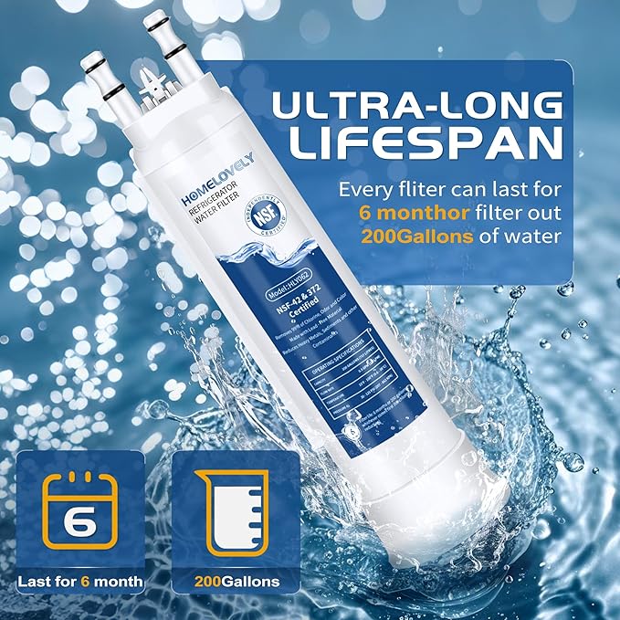 FPPWFU01 Water Filter & PureAir Ultra II PAULTRA2 Air Filter Replacement for Frigidaire FRSS2623ASD, FRSS2623ASJ, FRSS2623ASN, FRSS26L3AFC, GRSS2652AF, FRSS2623AWC, 3 Combo