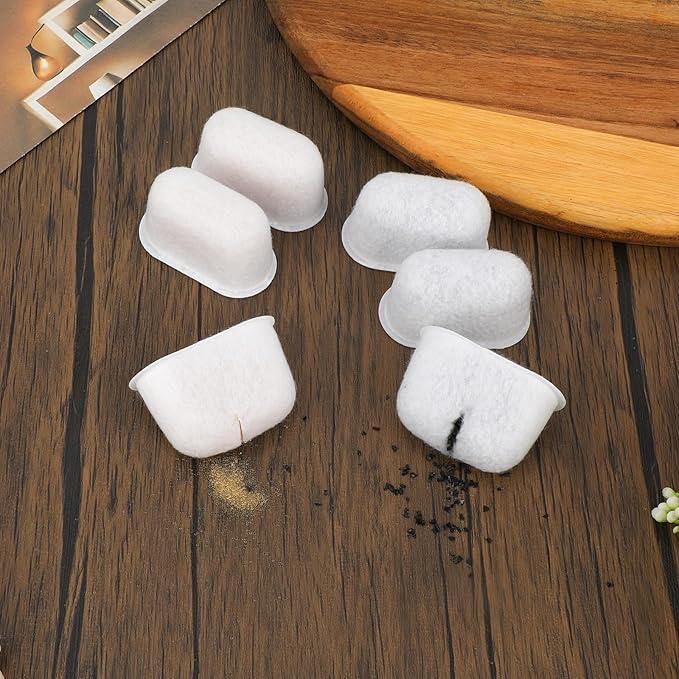 6pcs Resin & Activated Carbon Water Filters for Breville Coffee Machines, Espresso Machine Water Filter Replacement for Coffee Makers
