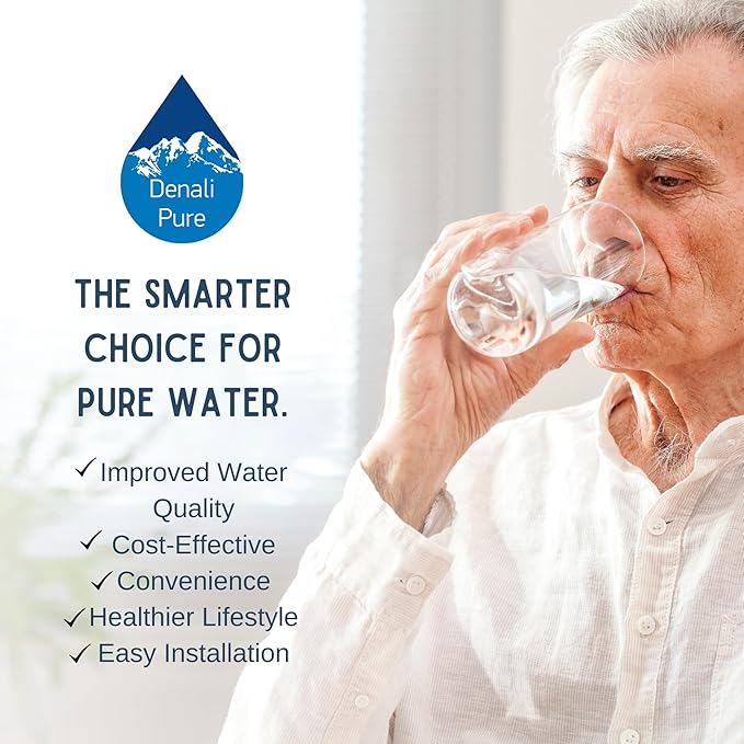 Replacement for General Electric GSC22KGRDWW Refrigerator Water Filter - Compatible with General Electric MWF, MWFP Fridge Water Filter Cartridge