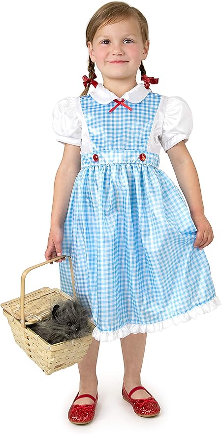 Little Adventures Kansas Girl with Bow Dress up Costume