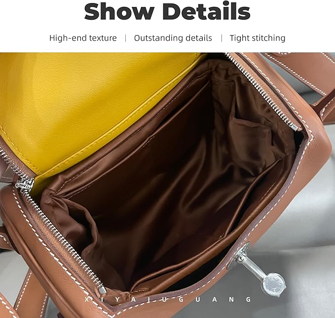 Purse Handbag Silky Organizer Insert Keep Bag Shape Fits Herme Lindy 19/26/30/34 bags, Luxury Handbag Tote Lightweight Sturdy(Gold,LD 34)