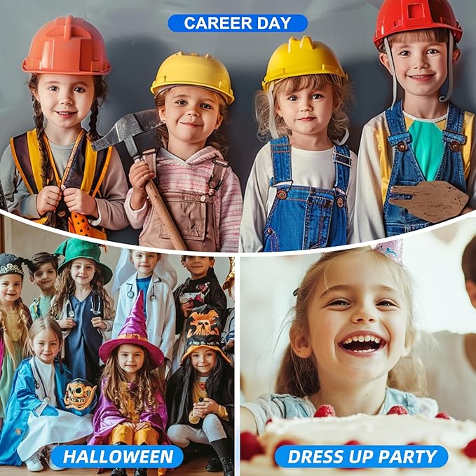 RioRand Doctor Costume for Kids With Stethoscope Lab Coat Career Day Costume Halloween Dress Up For Boys Girls 3-12