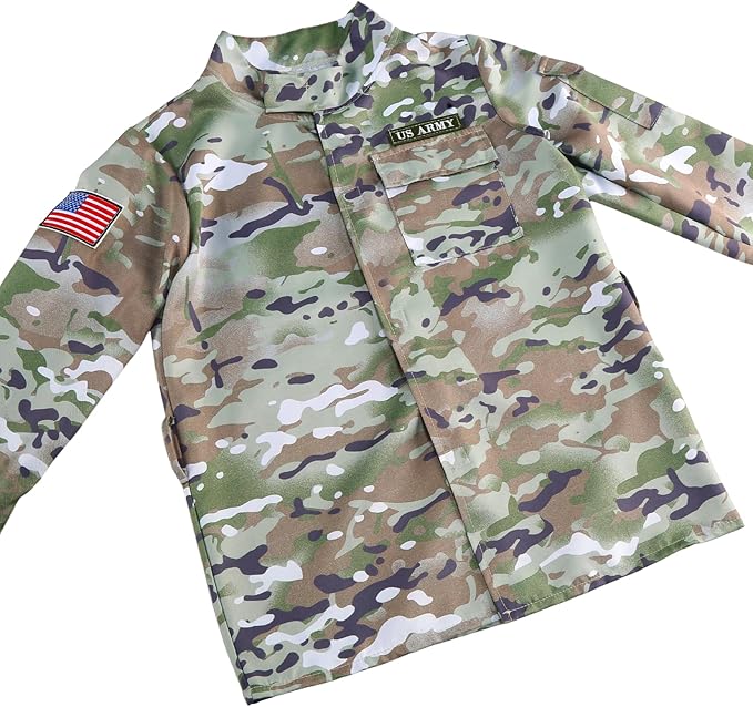 Army Costume for Kids Camo Trooper Soldier Special Forces Costume Halloween Cosplay