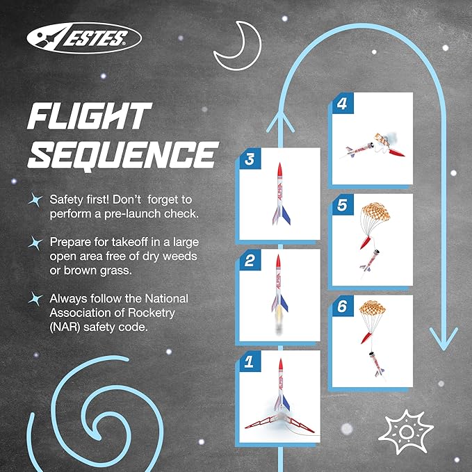 Estes 1756 Bulk Pack of 12 Alpha Rocket-Building Kits, Intermediate Flying-Rocket Model Kits for Ages 10+