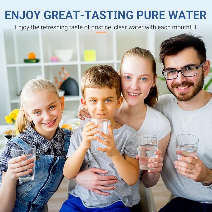 For Samsung RF28R6201SR/ RF28R6241SR/ RF25C5551SR Water Filter RF23B7671SR/ RF32CG5400SR/ RS27T5561SR(/AA) Model Refrigerator Replacement Filters (3 Pcs).