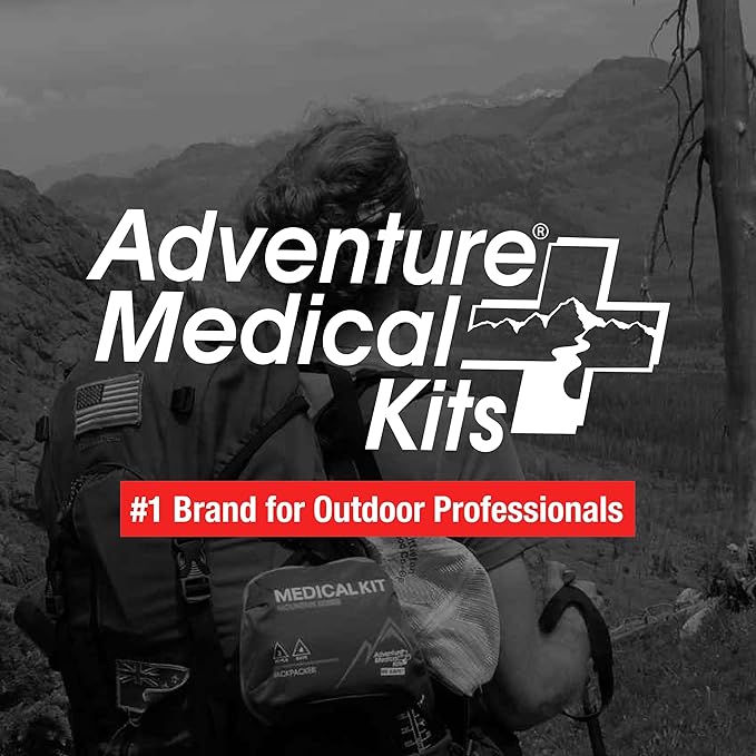 Adventure Medical Kits Mountain Series, Backpacker Medical Kit - 96 Pieces, blue/orange, one size (0100-1003)