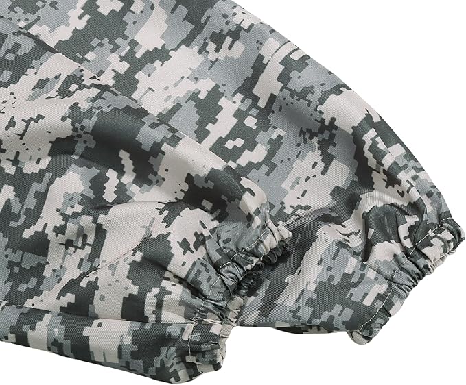GRAJTCIN Kids Army Costume Long sleeve Halloween Party Military Soldier Dress Up Boys Costume for 4-14Y 11 PCS