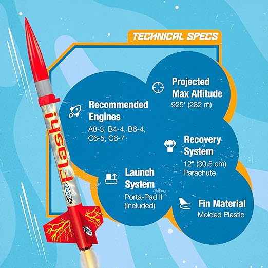 Estes 001478 Flash Rocket Launch Set