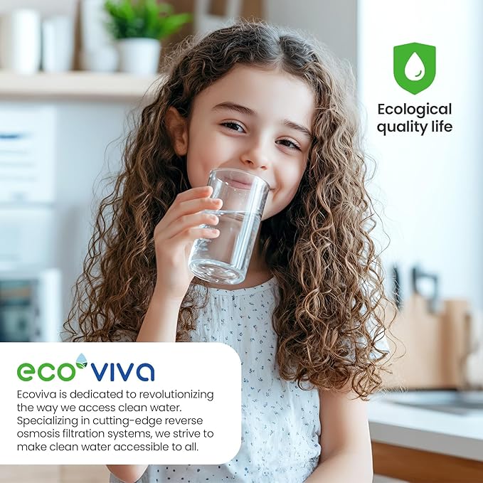 Ecoviva LT1000P Replacement Water Filter 2, Compatible with LT1000P/PC/PCS LT-1000PC, ADQ747935, ADQ74793501, MDJ64844601, LFXS26973S, LMXS28626S, LMWS27626S, Come with LT120F Air-Filter 3Combo