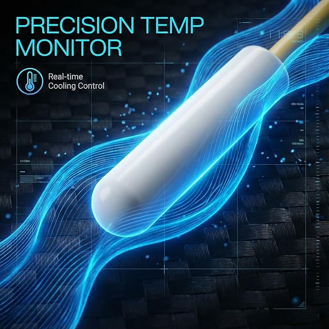 DA32-10104N Refrigerator Temperature Sensor, Fit for Samsung, Replaces DA32-10104V AP4979323, Compatible with RF28M9580SG/AA RF263BEAESR/AA, Freezer Defrost Thermistor