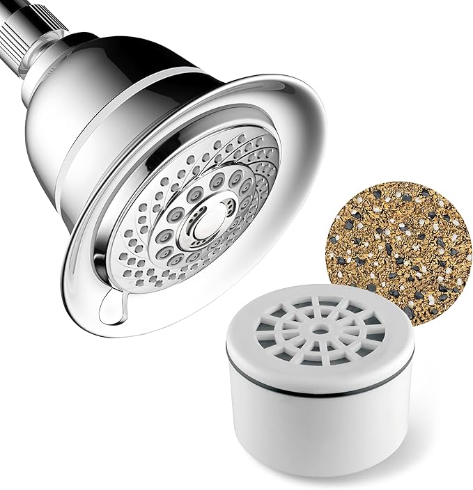 AquaCare by HotelSpa 1139 Replacement Disposable Enriched KDF Cartridge for Compact Universal Shower Filter or Filtered Shower Heads/Handheld Showers