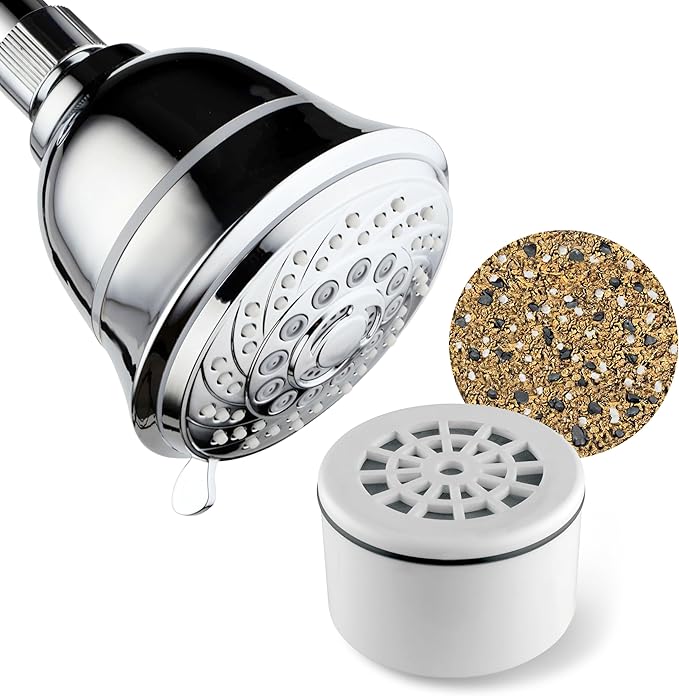 AquaCare by HotelSpa 1139 Replacement Disposable Enriched KDF Cartridge for Compact Universal Shower Filter or Filtered Shower Heads/Handheld Showers