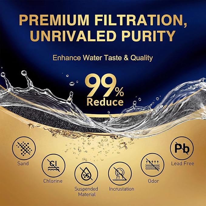 EPTWFU01 Water Filter Replacement, Compatible with Frigidaire EPTWFU01, Pure Source Ultra II, FFHB2750TS, FFHB2750TS2, FGHB2868TF4, FFHB2750TS3, FGHB2868TF1, FPSS2677RF1, 3 Pack