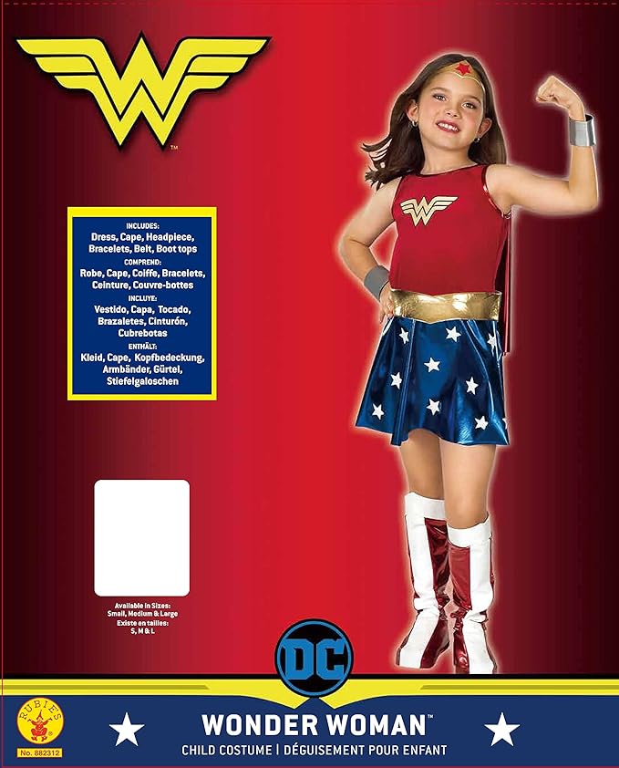 Rubies DC Comics: Wonder Woman Costume for Kids