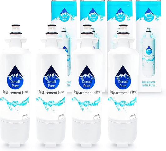 4-Pack Replacement for LG LT700P Refrigerator Water Filter - Compatible with LG LT700P Fridge Water Filter Cartridge