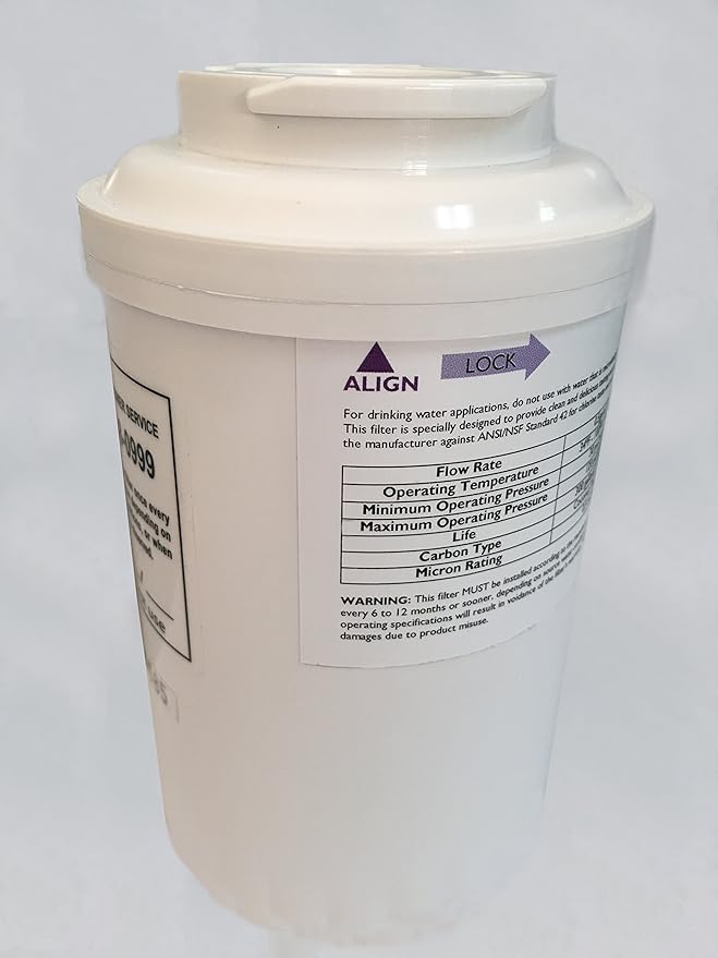 pH 9.0 Antioxidant Alkaline Refrigerator Filter, 3-Pack, (compatible with GE model MWF)