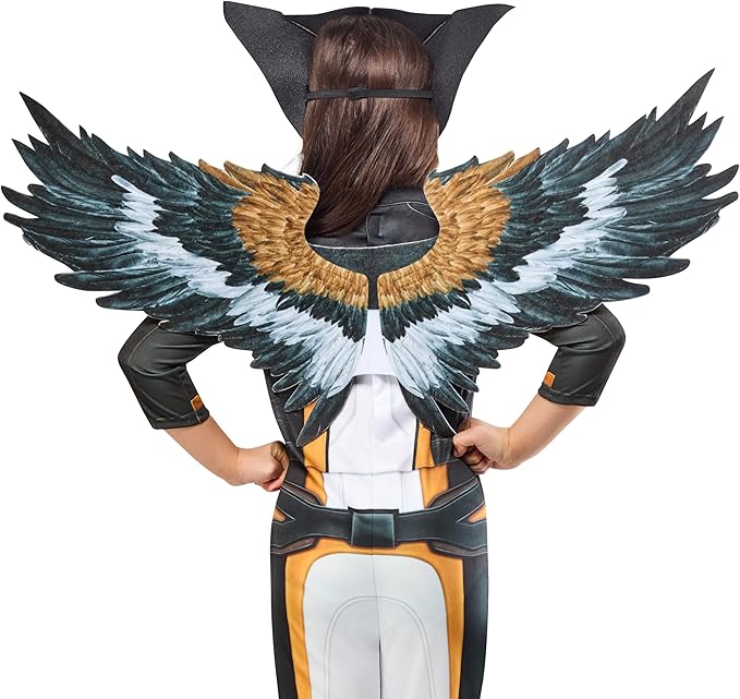 Rubies Hawk Girl Kids Girls Superman Movie Costume Jumpsuit with Attached Shoe Covers and Headpiece