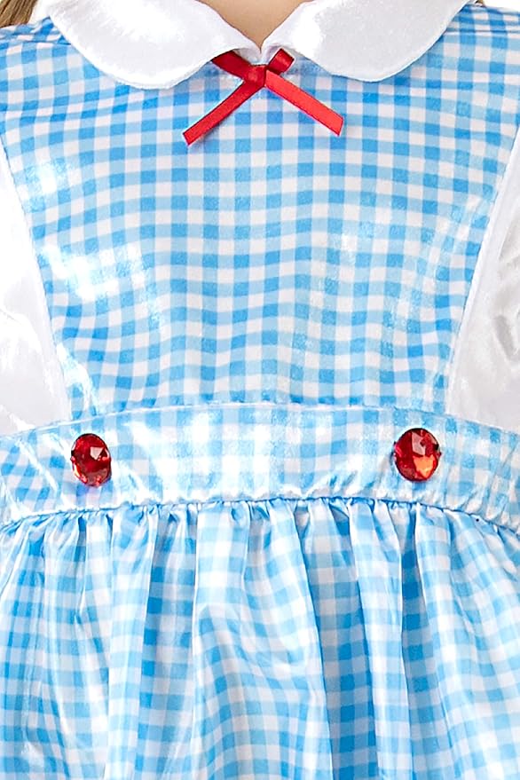 Little Adventures Kansas Girl with Bow Dress up Costume
