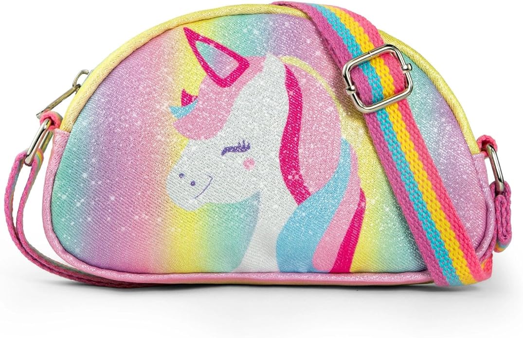 Toddler Purse Easter Basket Stuffers Gifts for Kids: 2 3 4 5 6 7 8 Year Old Girl Birthday Gift, Rainbow Crossbody Bag