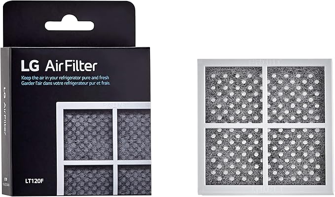 Everydrop Value by Whirlpool, Replacement Water Filter for LG LT700P, EVFILTERL7, Single-Pack & Lg LT120F - 6 Month Replacement Refrigerator Air Filter, White