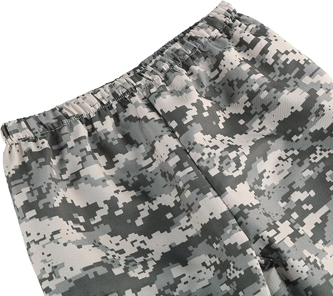 GRAJTCIN Kids Army Costume Long sleeve Halloween Party Military Soldier Dress Up Boys Costume for 4-14Y 11 PCS